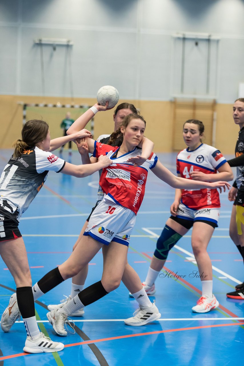 Bild 124 - wBJ HC Quickborn - HSG Tills Loew. : Ergebnis: 19:20